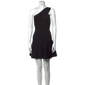 Herve Leger Sydney One Shoulder Dress